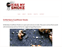 Tablet Screenshot of kissmysmoke.com